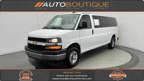 White 2024 Chevrolet Express Passenger LT for sale in Jacksonville, FL
