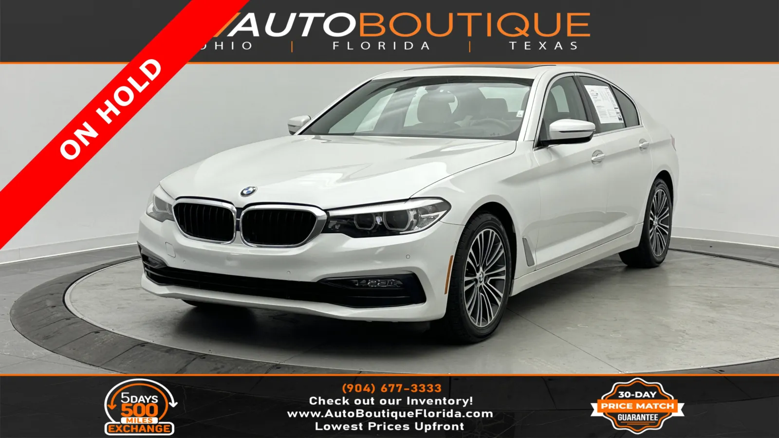 2017 BMW 5 Series 530i for sale in Jacksonville, FL