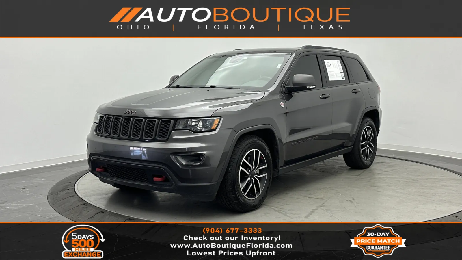 2019 Jeep Grand Cherokee Trailhawk for sale in Jacksonville, FL