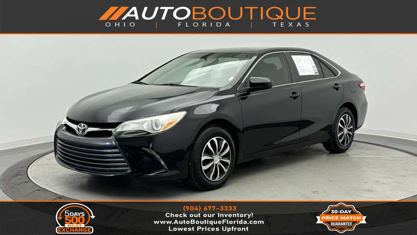 2017 Toyota Camry LE for sale in Jacksonville, FL
