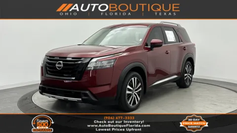 Red 2023 Nissan Pathfinder Platinum for sale in Jacksonville, FL