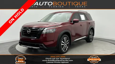 Red 2023 Nissan Pathfinder Platinum for sale in Jacksonville, FL
