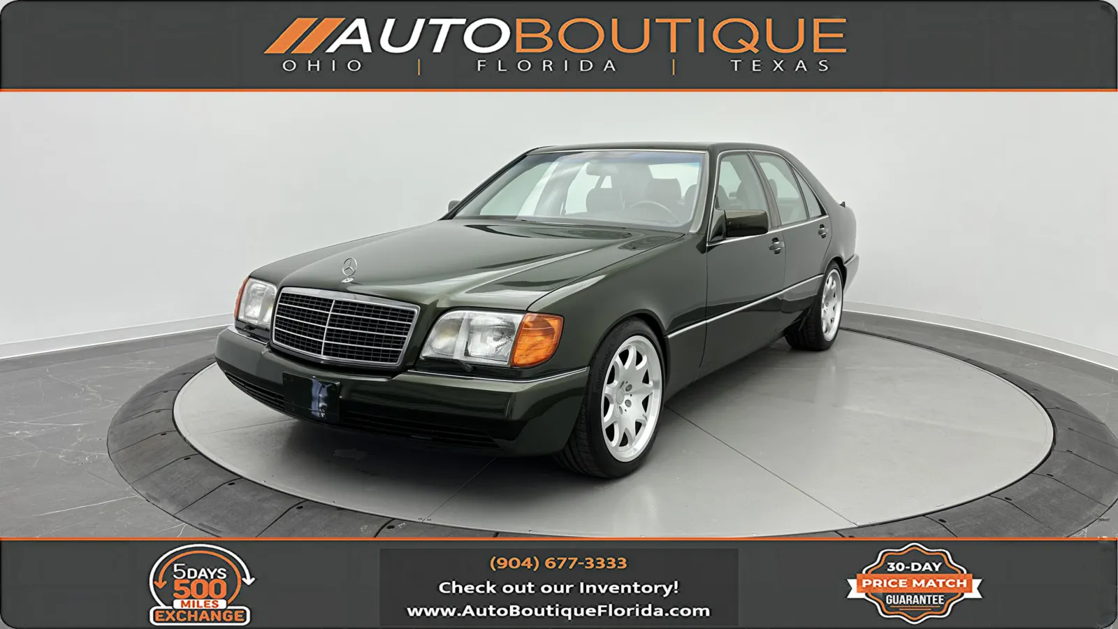 Green 1992 Mercedes-Benz 300 Series 300SE for sale in Jacksonville, FL