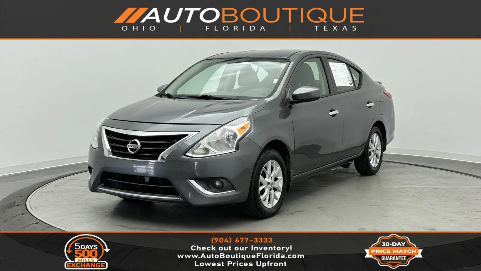2017 Nissan Versa Sedan SV for sale in Jacksonville, FL