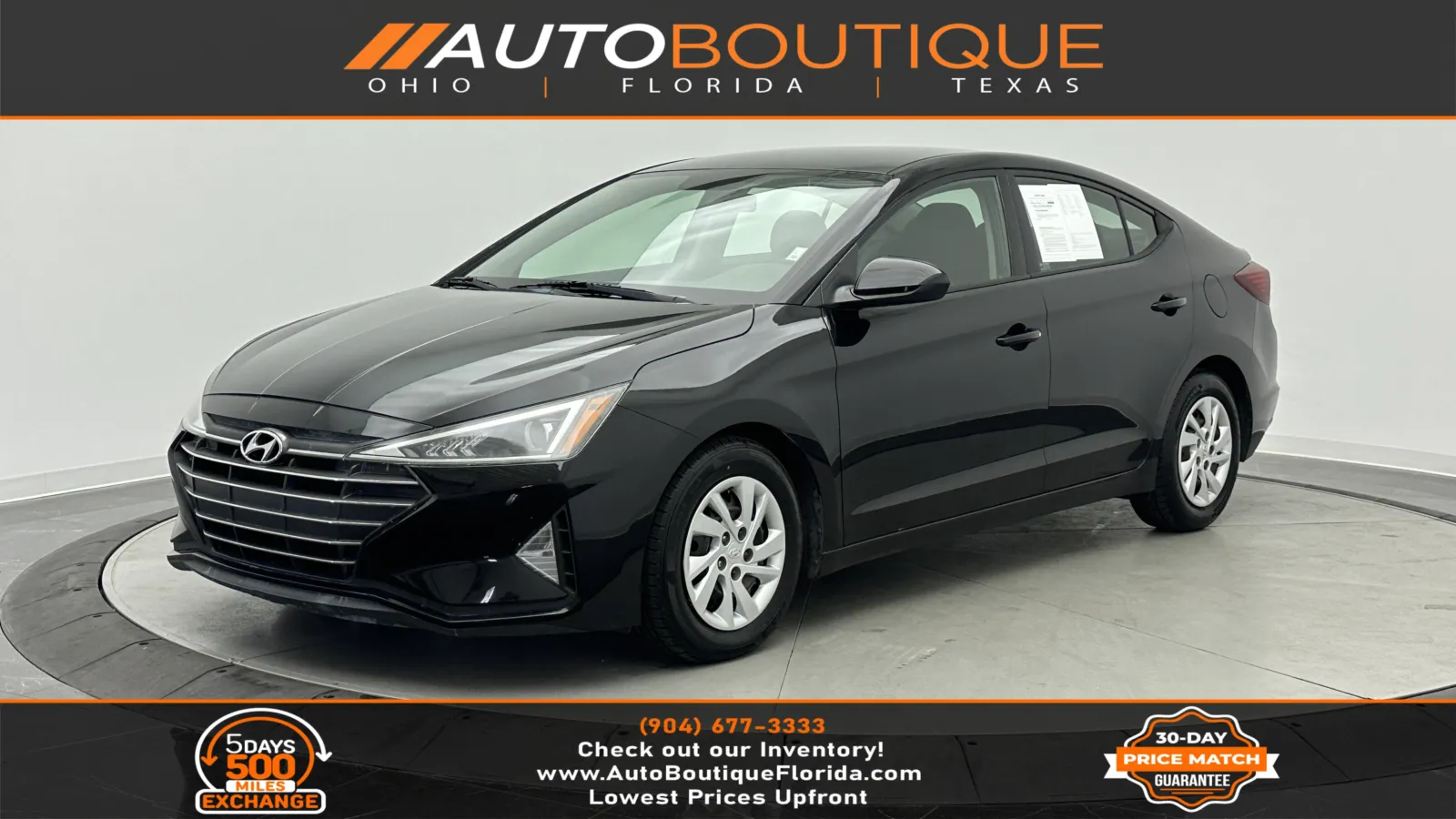 2019 Hyundai Elantra SE for sale in Jacksonville, FL