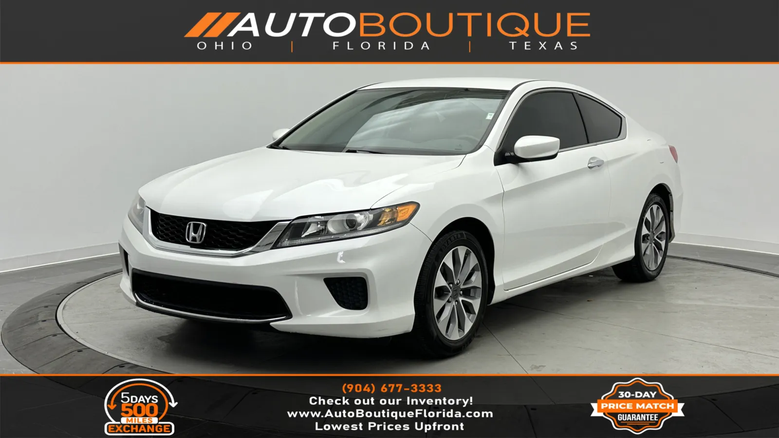 2014 Honda Accord Coupe LX-S for sale in Jacksonville, FL
