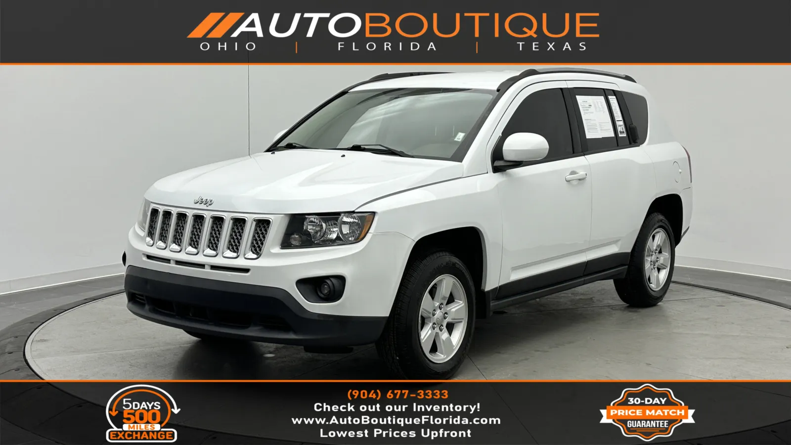 2017 Jeep Compass Latitude for sale in Jacksonville, FL