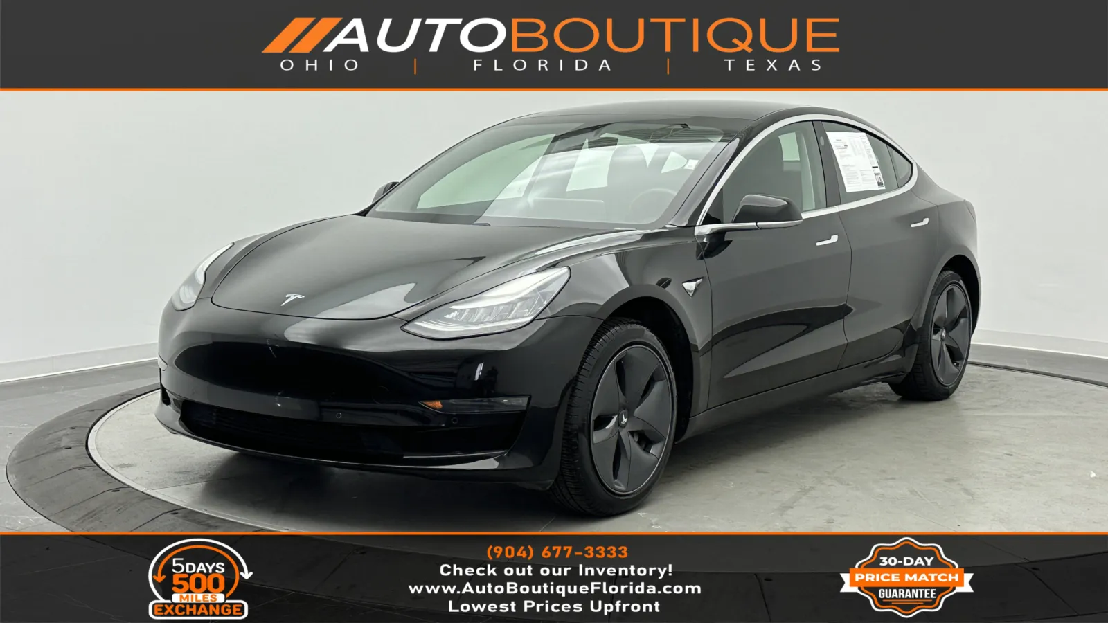2019 Tesla Model 3 Standard Range Plus for sale in Jacksonville, FL