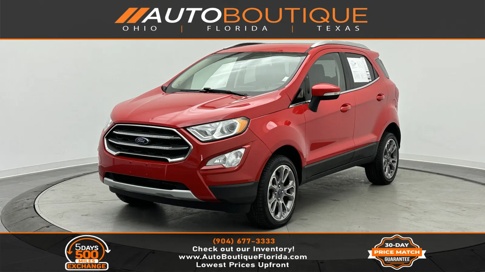 2021 Ford EcoSport Titanium for sale in Jacksonville, FL