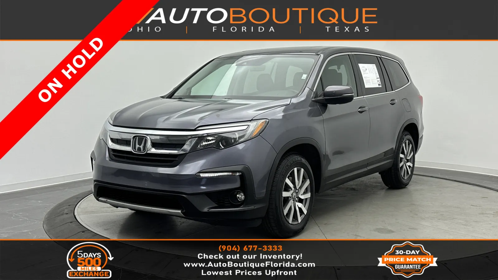 2019 Honda Pilot EX-L for sale in Jacksonville, FL