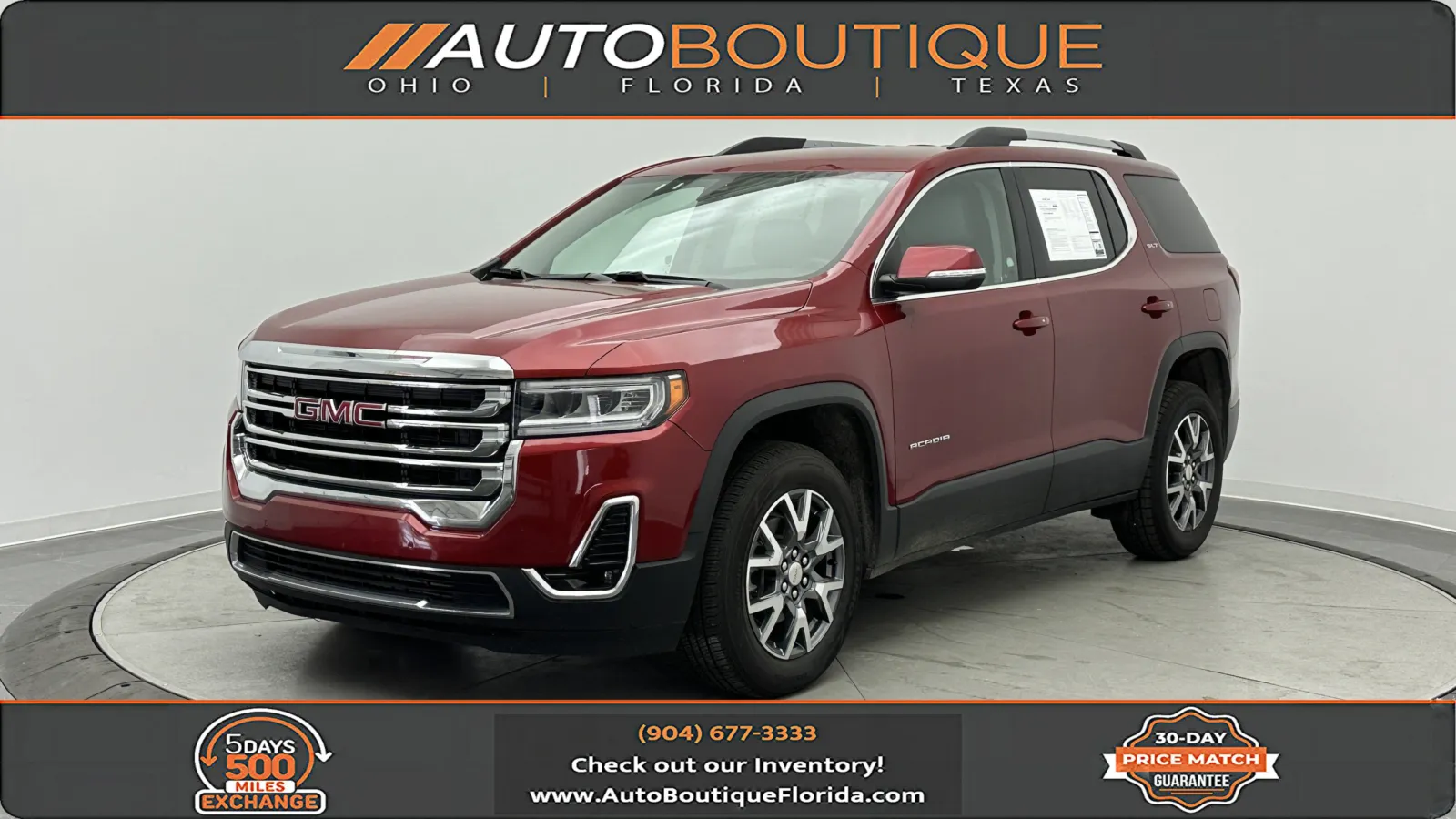 Red 2023 GMC Acadia SLT for sale in Jacksonville, FL