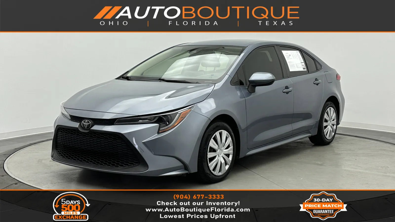 Used 2020 Toyota Corolla LE for sale in Jacksonville, FL at Auto ...