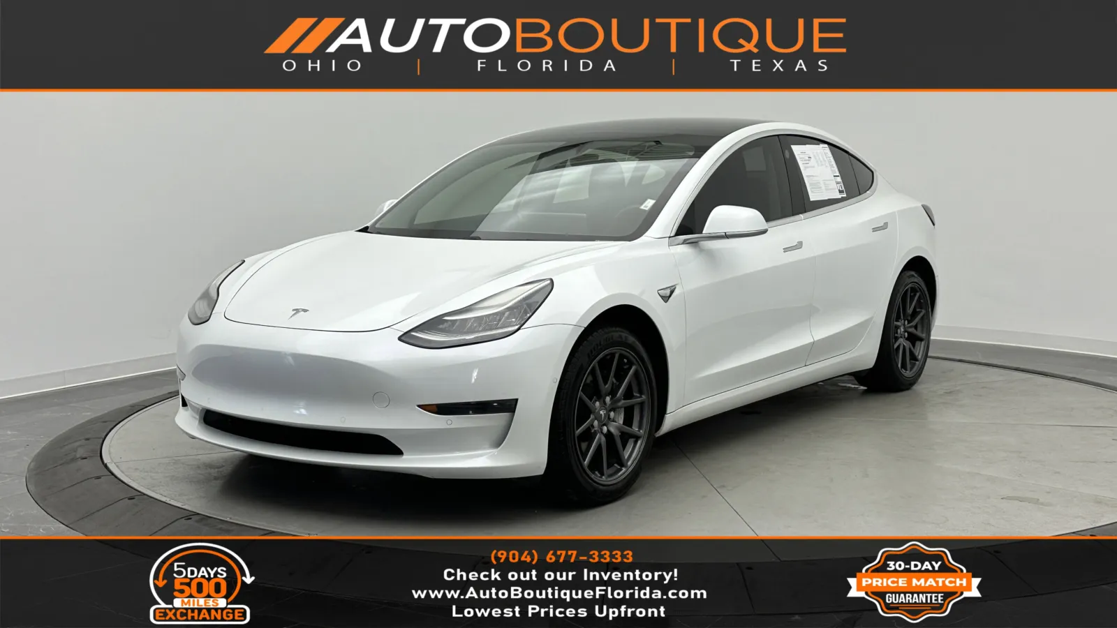 2020 Tesla Model 3 Standard Range Plus for sale in Jacksonville, FL