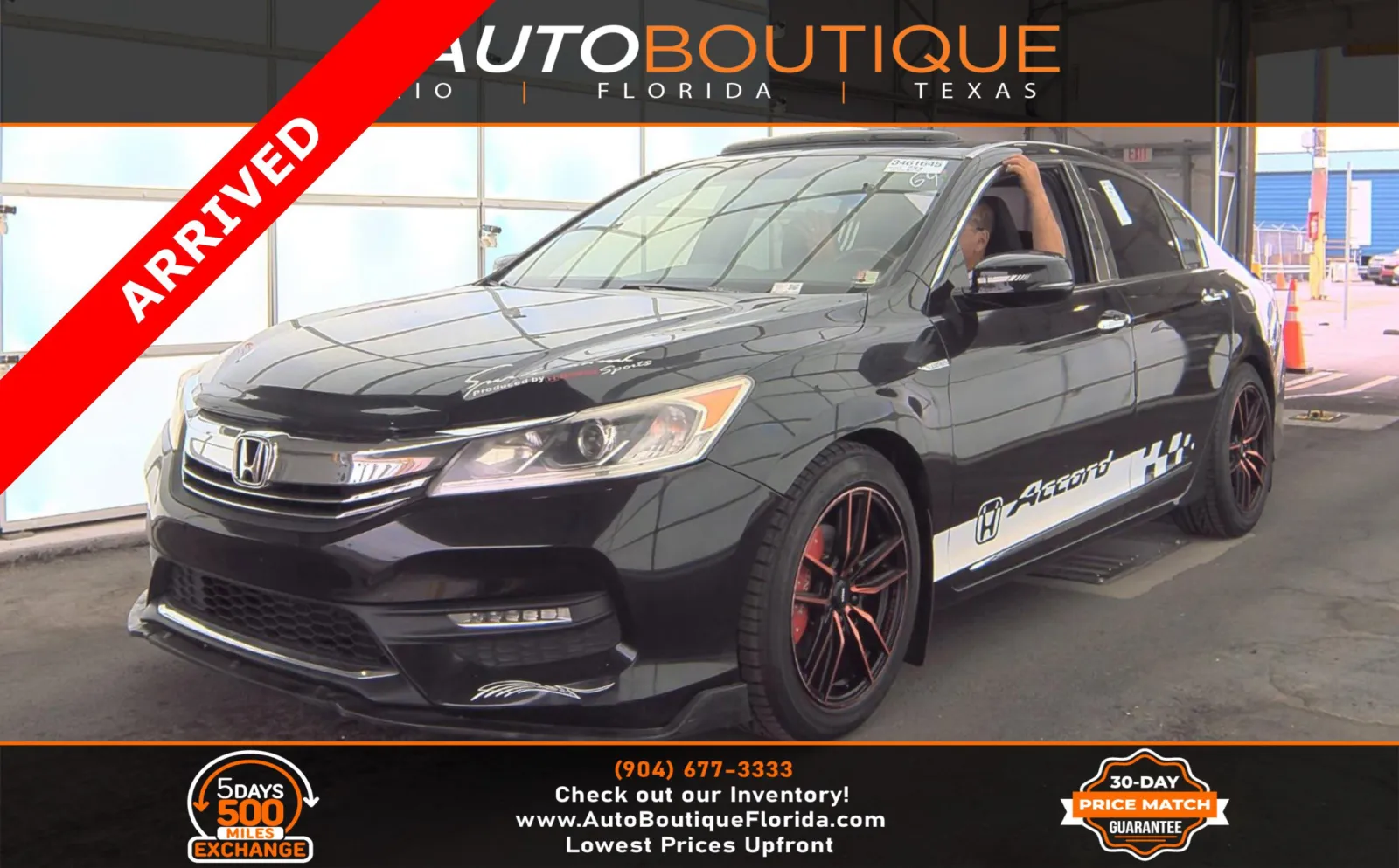 Black 2017 Honda Accord Sedan EX for sale in Jacksonville, FL