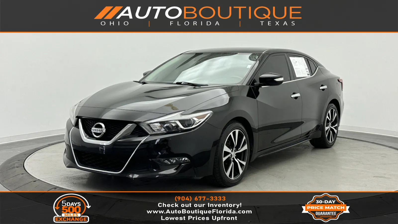 2018 Nissan Maxima SV for sale in Jacksonville, FL