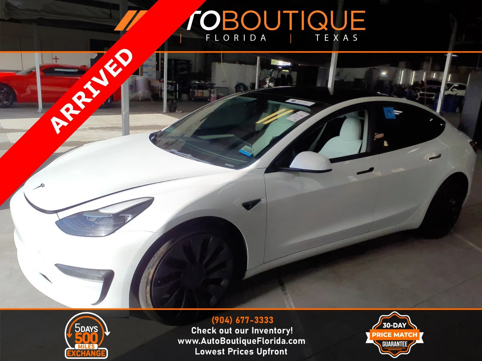 White 2022 Tesla Model 3 Performance for sale in Jacksonville, FL