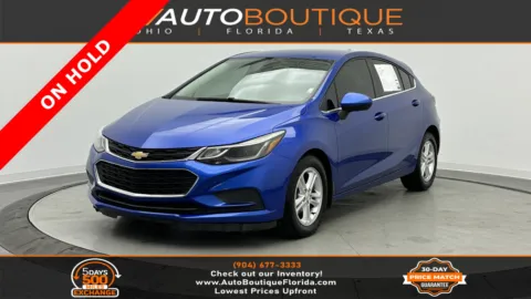 Blue 2018 Chevrolet Cruze LT for sale in Jacksonville, FL