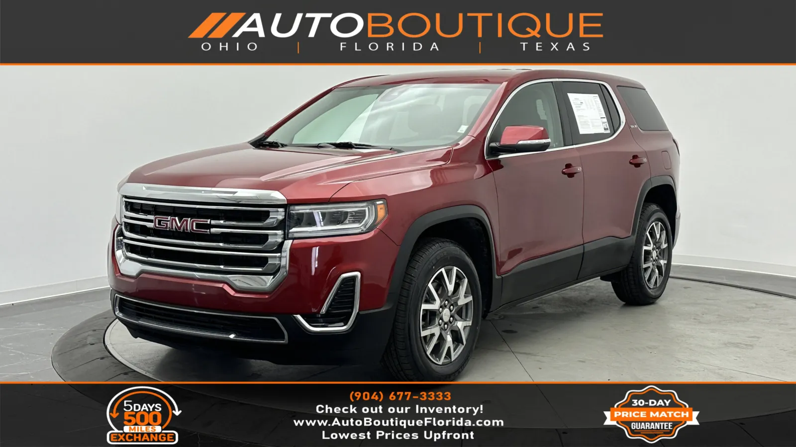 Used 2023 GMC Acadia SLE for sale in Jacksonville, FL at Auto Boutique ...