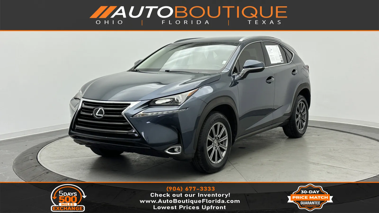 2015 Lexus NX 200t for sale in Jacksonville, FL