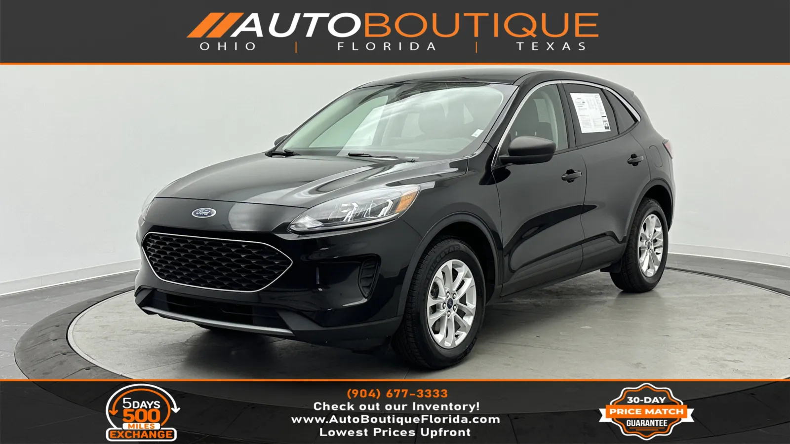 Black 2022 Ford Escape SE for sale in Jacksonville, FL