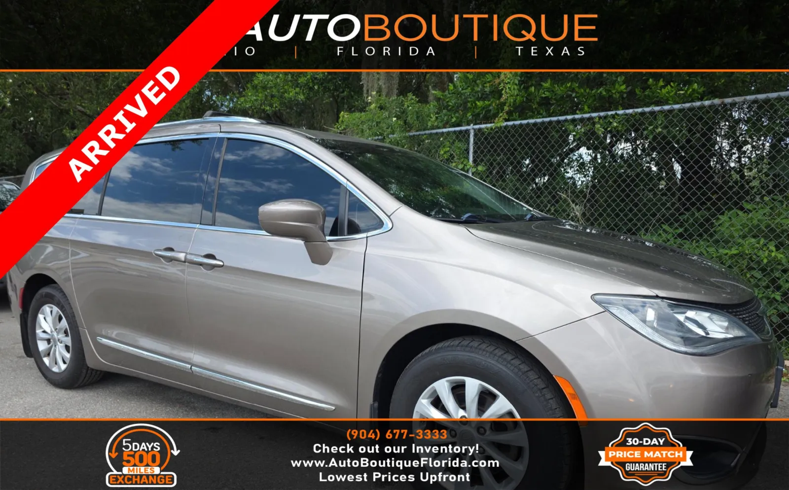 Silver 2018 Chrysler Pacifica Touring L Plus for sale in Jacksonville, FL