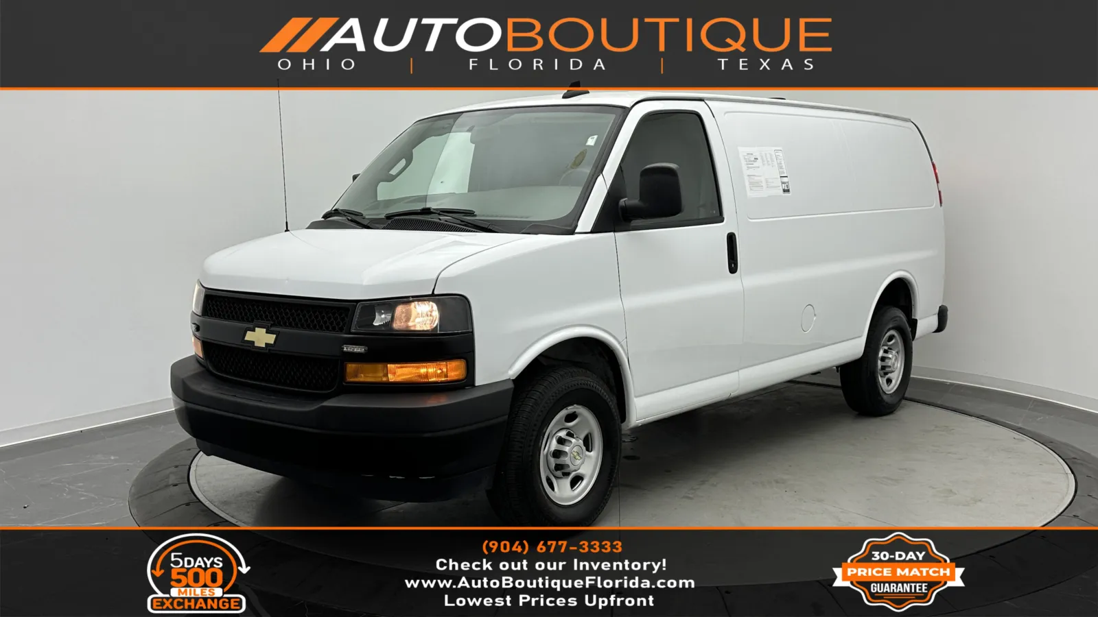 2023 Chevrolet Express Cargo Van 2500 for sale in Jacksonville, FL