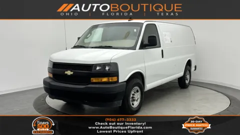 White 2021 Chevrolet Express Cargo Van 2500 for sale in Jacksonville, FL
