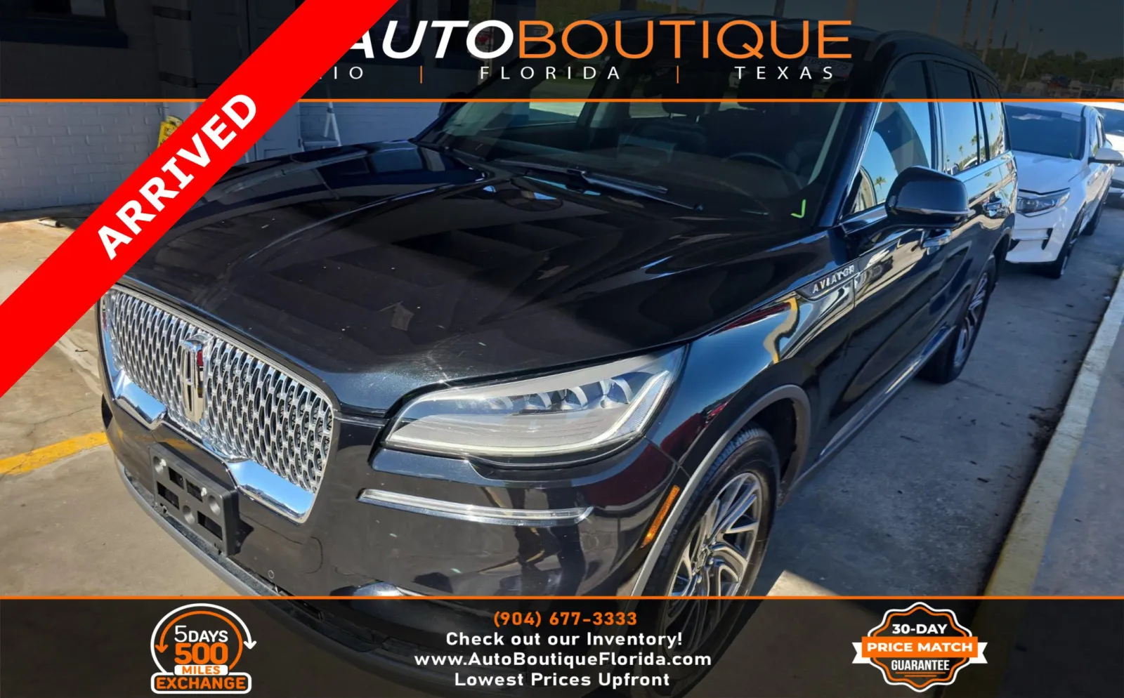 Black 2022 Lincoln Aviator Standard for sale in Jacksonville, FL