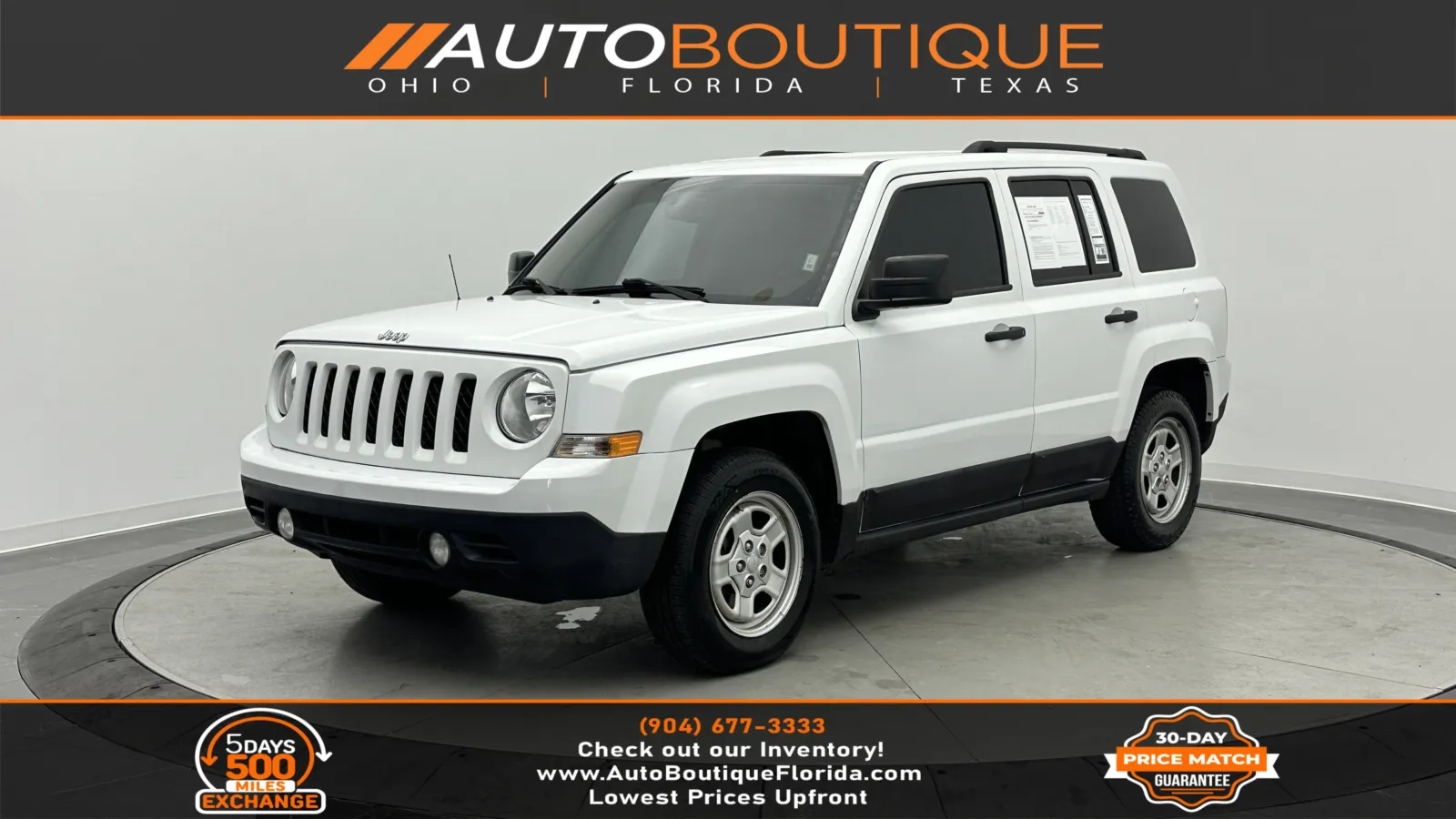 White 2016 Jeep Patriot Sport for sale in Jacksonville, FL