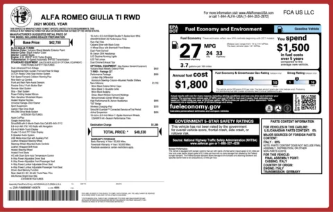 More photos of 2021 Alfa Romeo Giulia Ti at Auto Boutique Florida, FL