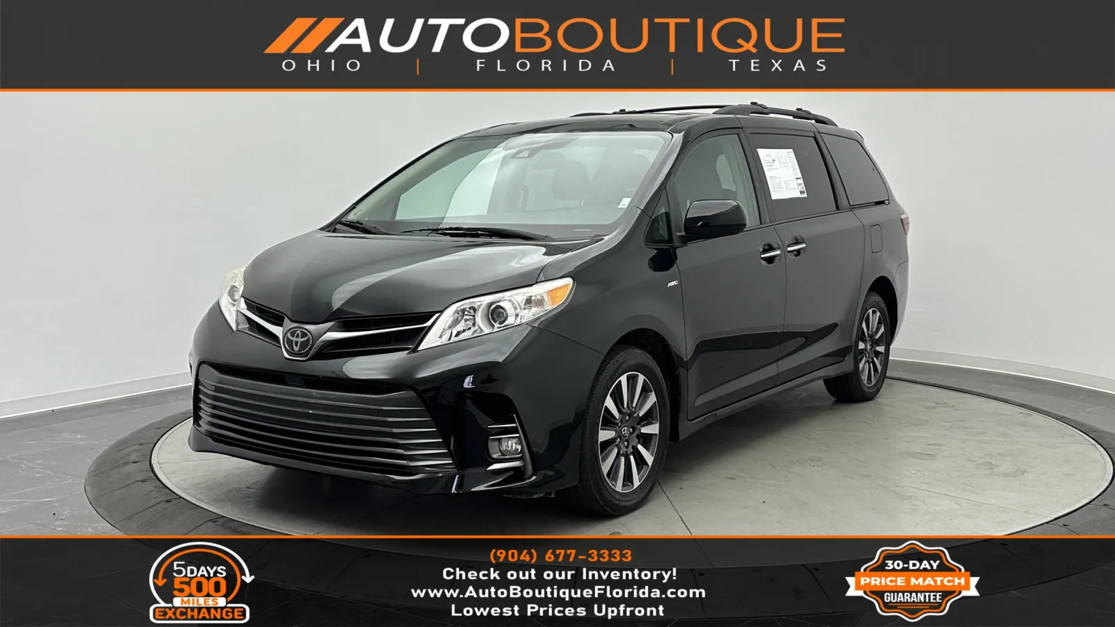2019 Toyota Sienna XLE for sale in Jacksonville, FL