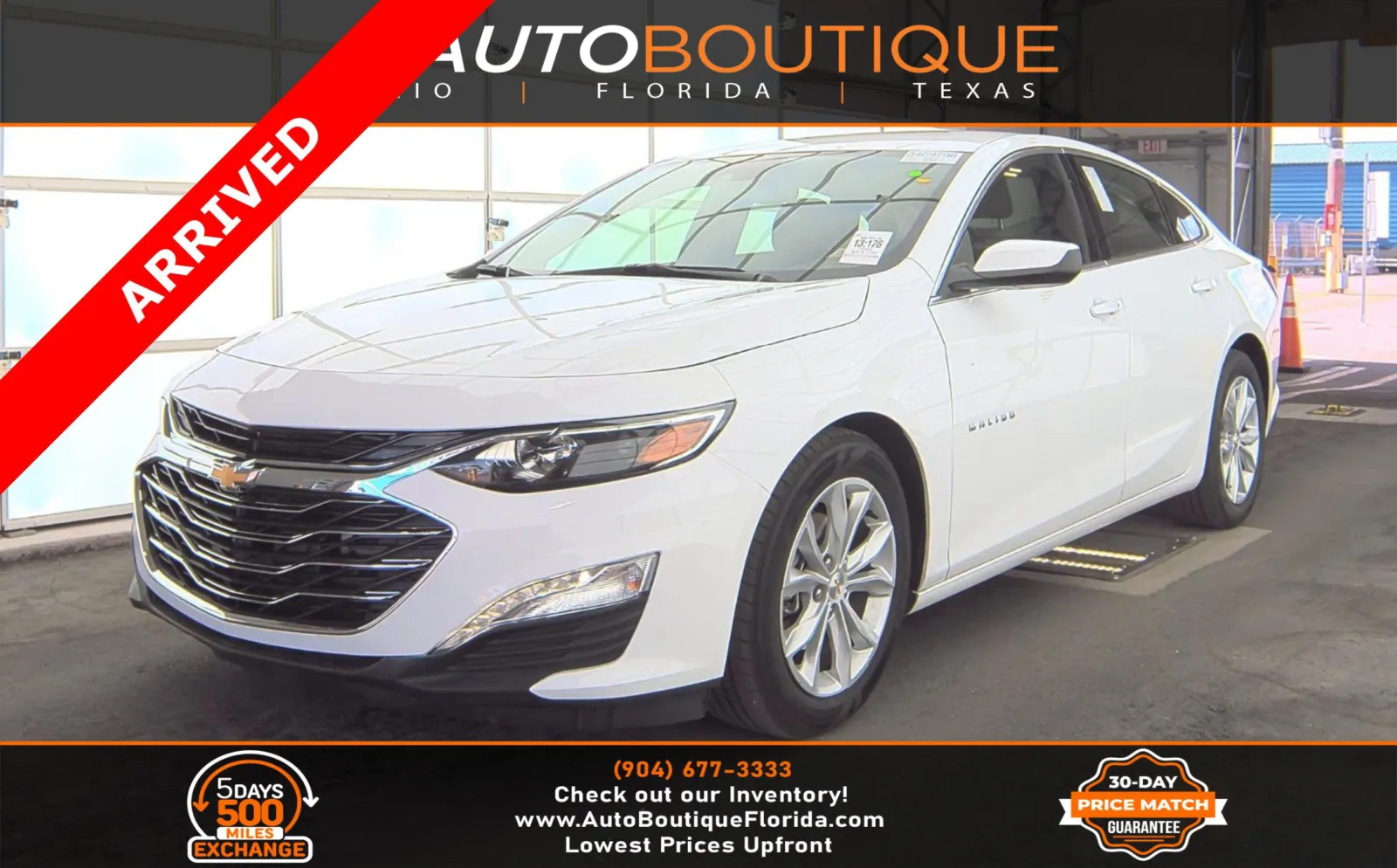 White 2025 Chevrolet Malibu LT for sale in Jacksonville, FL