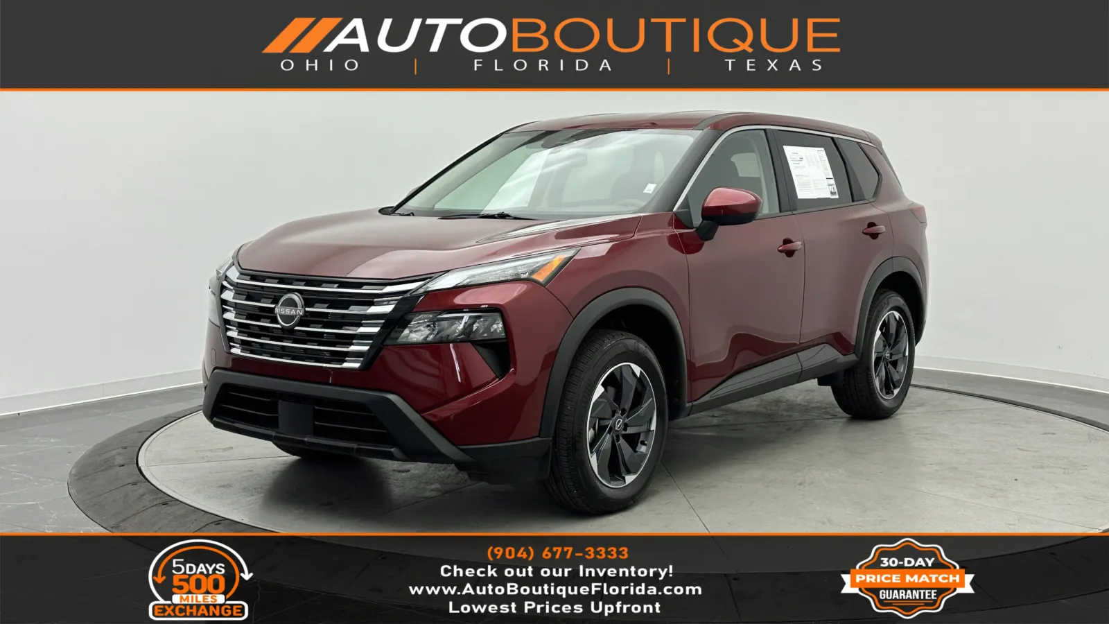 Red 2025 Nissan Rogue SV for sale in Jacksonville, FL