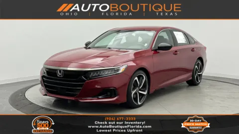 Red 2021 Honda Accord Sedan Sport for sale in Jacksonville, FL