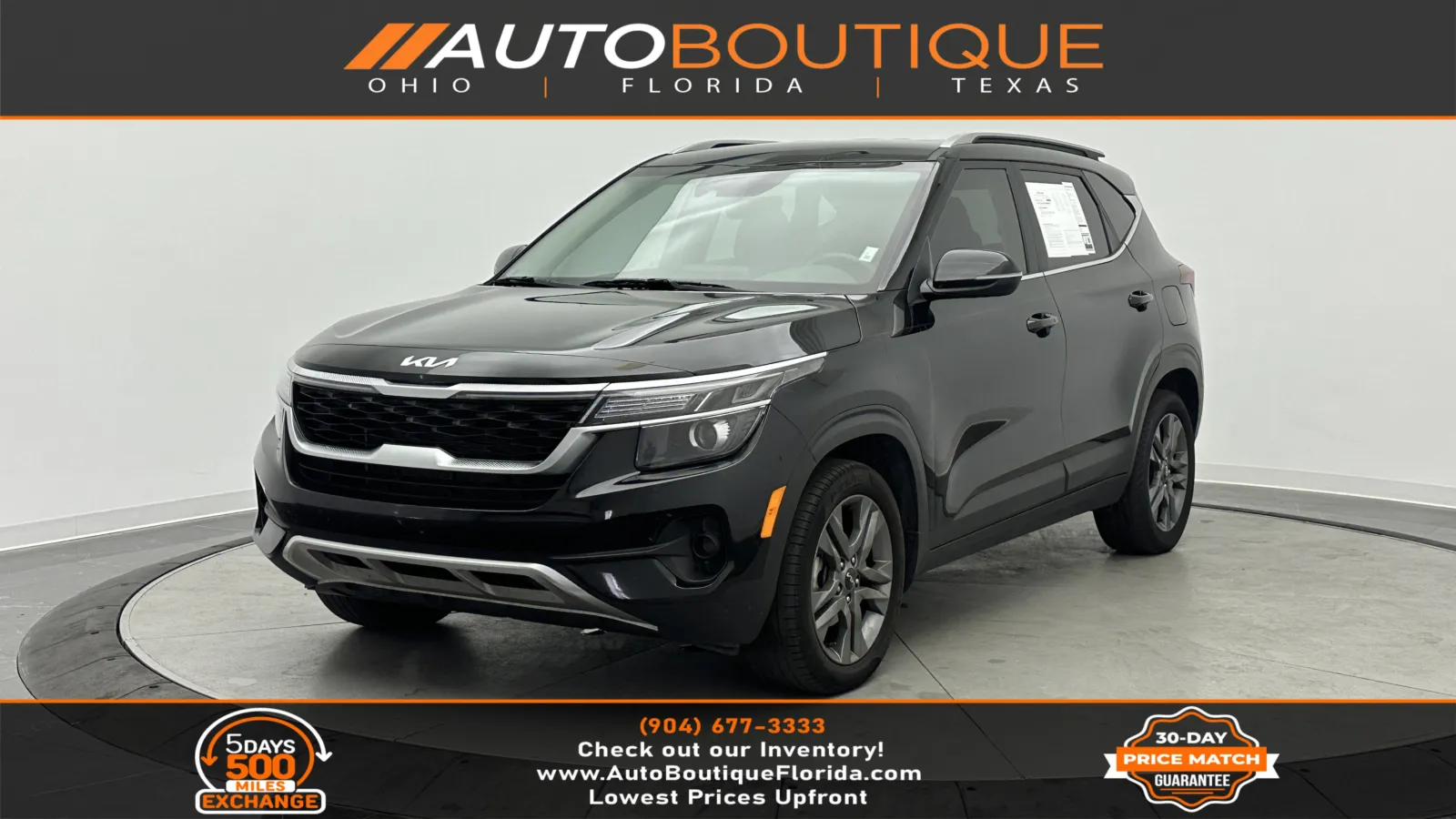 Black 2023 Kia Seltos S for sale in Jacksonville, FL