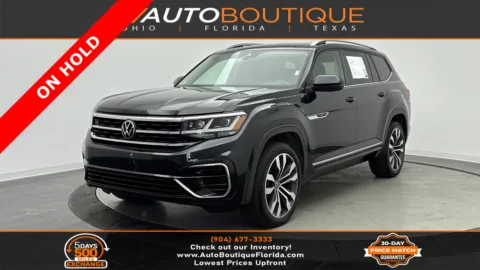 Black 2021 Volkswagen Atlas 3.6L V6 SEL R-Line for sale in Jacksonville, FL