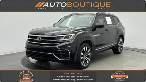 Black 2021 Volkswagen Atlas 3.6L V6 SEL R-Line for sale in Jacksonville, FL