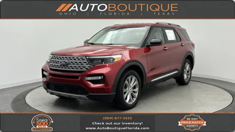 Red 2023 Ford Explorer Limited for sale in Jacksonville, FL
