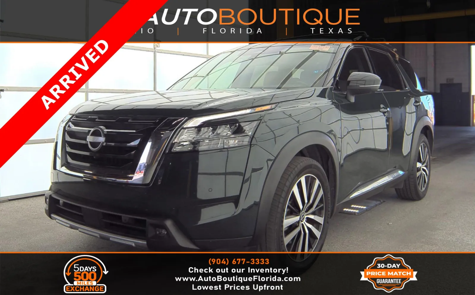 Black 2023 Nissan Pathfinder Platinum for sale in Jacksonville, FL