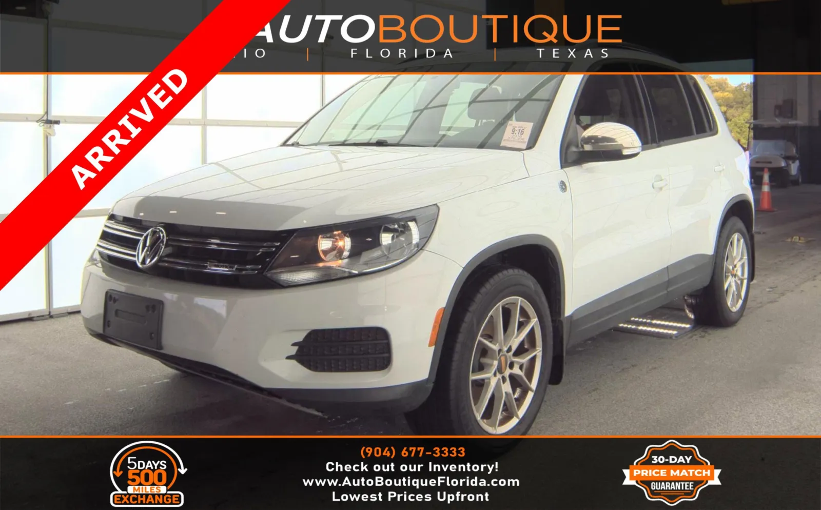 White 2018 Volkswagen Tiguan Limited LIMITED for sale in Jacksonville, FL