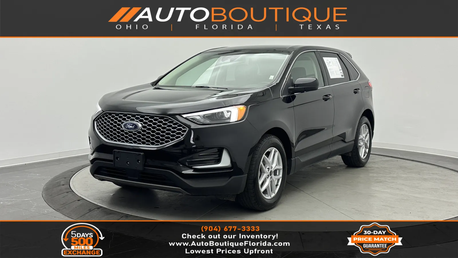Black 2024 Ford Edge SEL for sale in Jacksonville, FL