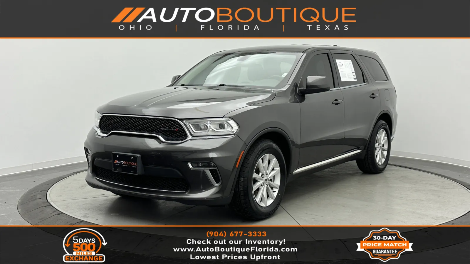 2021 Dodge Durango SXT for sale in Jacksonville, FL