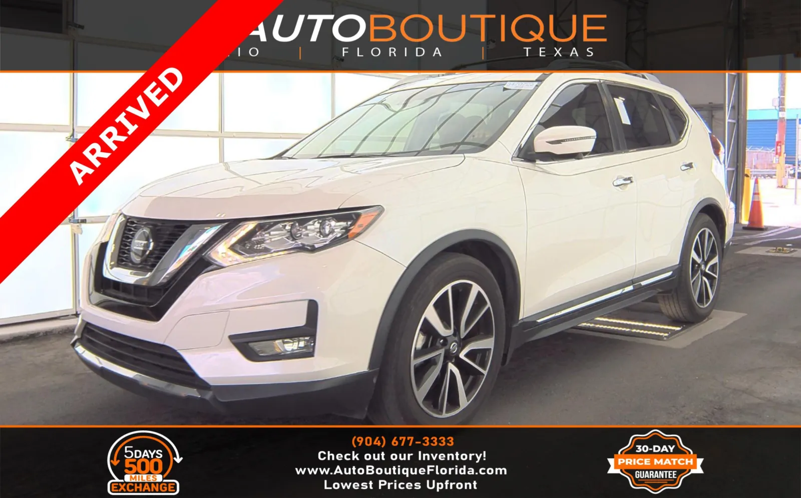 White 2019 Nissan Rogue SL for sale in Jacksonville, FL