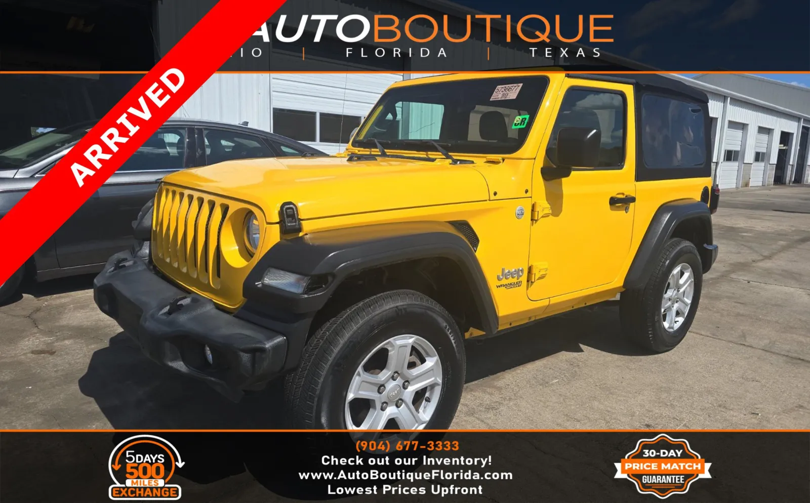Unknown 2020 Jeep Wrangler Sport S for sale in Jacksonville, FL