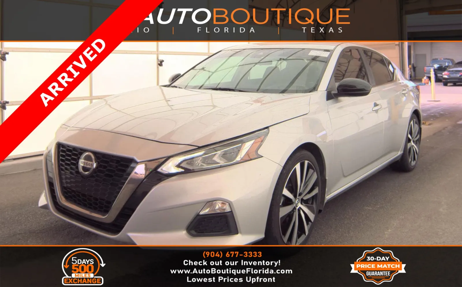 Silver 2021 Nissan Altima 2.5 SR for sale in Jacksonville, FL
