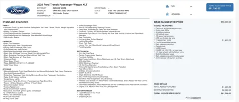 More photos of 2025 Ford Transit Passenger Wagon XLT at Auto Boutique Florida, FL