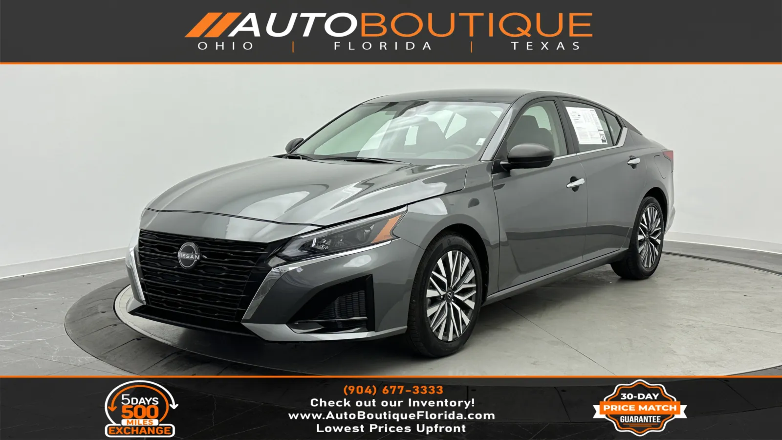 Gray 2024 Nissan Altima 2.5 SV for sale in Jacksonville, FL