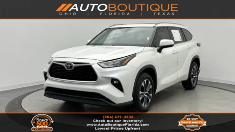White 2020 Toyota Highlander XLE for sale in Jacksonville, FL
