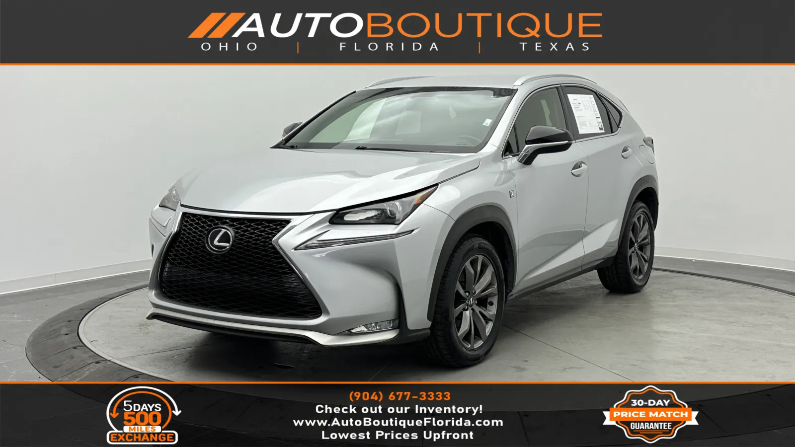 2017 Lexus NX Turbo for sale in Jacksonville, FL
