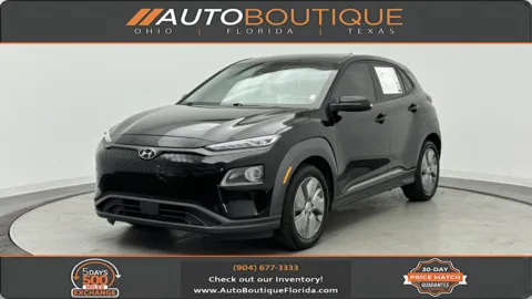 Black 2021 Hyundai Kona Electric Ultimate for sale in Jacksonville, FL